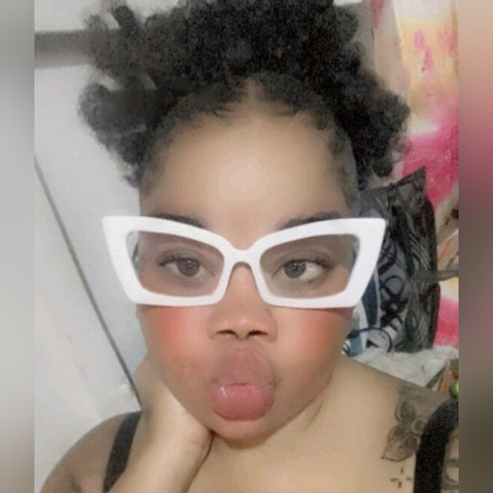 NEW White Fashion Glasses